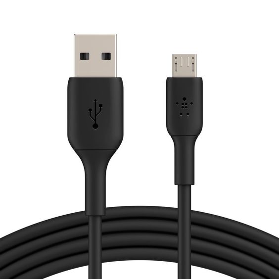 Cáp Micro 1m Belkin vỏ nhựa Màu Đen